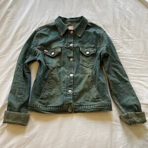 Y2K Kocca jeans vintage wash denim jean jacket made in italy
